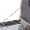 48inch Aluminum tool box,heavy duty truck bed tool box,outdoor trailer pickup storage tool box,RV storage organizer,underbody box w/lock keys,silver 4