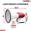 5 Core Megaphone Bullhorn Speaker 60W Professional Bull Horn Battery Power Cheer Megafono 1200 Ft Range Loudspeaker W Siren Recording Ergonomic Handle