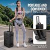 VEVOR 1.58 Cu.ft Weatherproof Hard Case with Retractable Pull Handles & Wheels - Default