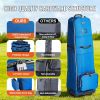 VEVOR Golf Club Travel Bag Golf Luggage Case Cover with Wheels 1200D Oxford - 1200D Oxford Cloth