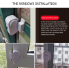 6 PCS WIRELESS Home Window Door Burglar Security ALARM System Magnetic Sensor - Default Title