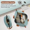 Hardshell Luggage Sets with Bags Lightweight Suitcase Double Spinner Wheels with TSA Lock ,Single Vintage Luggage 24 IN,Green - as Pic