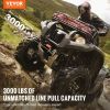 VEVOR Electric Winch ATV UTV 3000 lb Steel Cable IP55 Waterproof Wired Control - Default