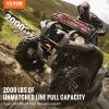 VEVOR Electric Winch ATV UTV 2000 lb Steel Cable IP 55 Waterproof Wired Control - Default