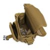 Multifunctional bag riding motorcycle satchel outdoor waterproof sports fanny pack men's large-capacity tactical strap bag - yellow-brown
