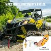 VEVOR Electric Winch ATV UTV 2000 lb Steel Cable IP 55 Waterproof Wired Control - Default