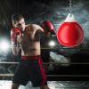 Home Gym 18 Inch Water Punching Bag with Adjustable Metal Chain - Red - Exercise & Fitness