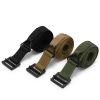 New nylon multi-function pure black training outdoor elastic elastic sports belt men's tactical belt - Brown