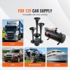 VEVOR Train Horns Kit, 4 Trumpet Air Horn Kit, 150dB Train Horns for Pickup Trucks, 12V 120 psi Air Compressor 0.8 Gal/3 L Tank with Gauge for Any 12V