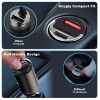 2Pcs 100W USB Type-C Car Charger QC4.0 PD3.0 USB Fast Charging Adapter Dual Port Car Cigarette Lighter Compatible with iPhone14/13/12 IPad Samsung - B