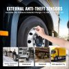 VEVOR RV Tire Pressure Monitoring System Real Time Trailer TPMS 6 Sensors - 20 Wheels