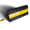 Heavy Duty Rubber Wheel Chocks Tire Chocks Wheel Immobilizers with Nylon Rope Yellow Reflective Stripes for RVs Trucks Trailers Small Airplanes - Tire