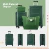 2 Piece Luggage Set with Bags Expanable Spinner Wheels ABS Lightweight Suitcase with TSA Lock 20inch+28inch - as Pic