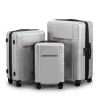 Luggage Expandable Suitcase PC+ABS 3 Piece Set with TSA Lock Spinner - as picture
