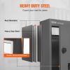 VEVOR Through The Wall Drop Box, Heavy Duty Steel Through the Wall Mailbox with 2.8-7.9" 13" Combination Lock, 12.5x6.3x16.9" Mail Drop Box, Dark