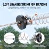VEVOR Zipline Kit for Kids and Adult, 100 ft Zip Line Kits Up to 500 lb, Backyard Outdoor Quick Setup Zipline, Playground Entertainment with Stainless