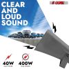 5 Core PA Horn Speaker Outdoor 8x16" Siren Loudspeaker 40W RMS Loud Megaphone Driver Horn - PA Power Horn Indoor Outdoor Waterproof Speaker