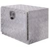 24inch Aluminum tool box,heavy duty truck bed tool box,outdoor trailer pickup storage tool box,RV storage organizer,underbody box w/lock keys,silver -