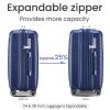 Luggage Sets 4 Piece(14/20/24/28), Expandable Lightweight Suitcase with 4 Double 360 Degrees Mute Spinner Wheels PP Materials Durable TSA Lock Travel