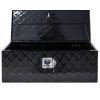 30inch Aluminum tool box,heavy duty truck bed tool box,outdoor trailer pickup storage tool box,RV storage organizer,underbody box w/lock keys,black -