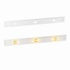 2Pack Rechargeable Cabinet Light Motion Sensor Light Cordless LED Closet Lamp 3 Colors Dimmable Light for Kitchen Cabinet - 40CM - Silver