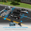 Touch Screen Dash Cam 4" 1080P Dual Lens Car DVR Recorder Front And Rear Camera - Default Title
