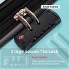 Hardshell Luggage Sets 3 Piece Gradient Color Expandable Suitcase with Spinner Wheels and TSA Lock Lightweight 20" 24" 28" Available,Gradient Blue - a