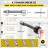 VEVOR Sewer Camera, 65.6FT 4.3" Screen, Pipeline Inspection Camera w/DVR Function & Snake Cable, Waterproof IP68 Borescope with LED Lights, Industrial