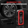 S ZEVZO Car Battery Jump Starter 8000A Jump Box with PD 60W Fast Charging (All Gas/16.0L Diesel Engines), 99.9Wh 12V Portable Jump Starter Battery Pac