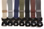 Quick Release Buckle Tactical Belt Military Hiking Rigger Nylon Web Work Belt Heavy Duty Work Belt Stretch Strap ((Coffee) - Green