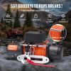 VEVOR Electric Winch Truck 13,500 lb Synthetic Rope Waterproof Remote Control - Default