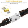 1.8M Bike Chain Lock w/ 3 Keys Heavy Duty Security Lock Bicycle Motorcycle Motor Bike Chain Lock - Black
