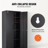 VEVOR Metal Storage Cabinet, Steel Locking Storage Cabinet with 2 Magnetic Doors and 4 Adjustable Shelves, 71'' Metal Cabinet 200 lbs Capacity per She