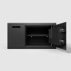 Steel Security Safe and Lock Box with Electronic Keypad - Secure Cash, Jewelry, ID Documents, Black,1.16 Cubic Feet - as Pic