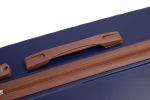 5 Piece Suitcase Set, PP Hardshell Carry on Suitcase Set, Travel Suitcases with Silent plane wheeland TSA Lock BLUE. - as Pic