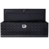 48inch Aluminum tool box,heavy duty truck bed tool box,outdoor trailer pickup storage tool box,RV storage organizer,underbody box w/lock keys,black 48