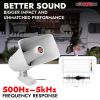 5Core Indoor Outdoor PA Horn Speaker 8 x 5 Inch Loud PA System 8 Ohm 65W Loud Siren Audio - 1PCS PA Horn Speaker 8"