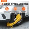 VEVOR Wheel Lock Clamp, 2-Pack Trailer Wheel Lock, Heavy-Duty Anti Theft Tire Lock, Trailer Wheel Locks for RV Trailers, Cars, Trucks, SUVs - 2 Piece