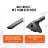 VEVOR Roof Rack Cross Bars, Compatible with Toyota RAV4 2019-2023, 260lbs Load Capacity, Aluminum Anti-Rust Crossbars with Locks, Rooftop Cargo Bag Lu