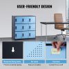 VEVOR Metal Locker for Employees, 9 Doors Storage Cabinet with Card Slot, Employee Lockers with Keys, 66lbs Loading Capacity office Storage Lockers fo