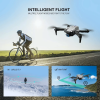 4DRC V20 RC Drone WIFI FPV 6K HD Dual Camera Gesture Photo Quadcopter 2 Battery,Suitable for beginners. - black