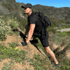 Tactical Fingerless Airsoft Gloves for Outdoor Sports - Black - L