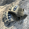 Tactical Fingerless Airsoft Gloves for Outdoor Sports - Green - XL