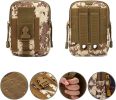 Unisex MOLLE Pouch Waist Bag for Outdoor Activities - Desert
