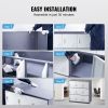 VEVOR Metal Locker for Employees, 9 Doors Storage Cabinet with Card Slot, Gray Steel Employee Lockers with Keys, 66lbs Loading Capacity office Storage