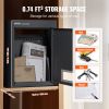 VEVOR Through The Wall Drop Box, Heavy Duty Steel Through the Wall Mailbox with 2.8-7.9" 13" Combination Lock, 12.5x6.3x16.9" Mail Drop Box, Blac