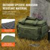 VEVOR Range Bag for 4 Pistols Tactical Gun Range Bag Single Shoulder Strip Green - Green - 37 x 26 x 23 cm