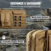 Portable Handle & Shoulder Strap Tactical Range Bag - Brown - Storage Bag