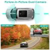 1080P Car DVR 4.3in Camera Dash Cam Camcorder Camera Recorder with 140Â° Angle Loop Recording Motion Detection Picture-in-Picture Display G-sensor - C