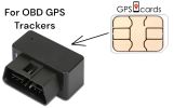 Prepaid Sim cards for GPS405A for Vehicle Security Tracking & Nationwide Tracking - Default